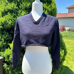 RALPH LAUREN CROPPED SWEATER